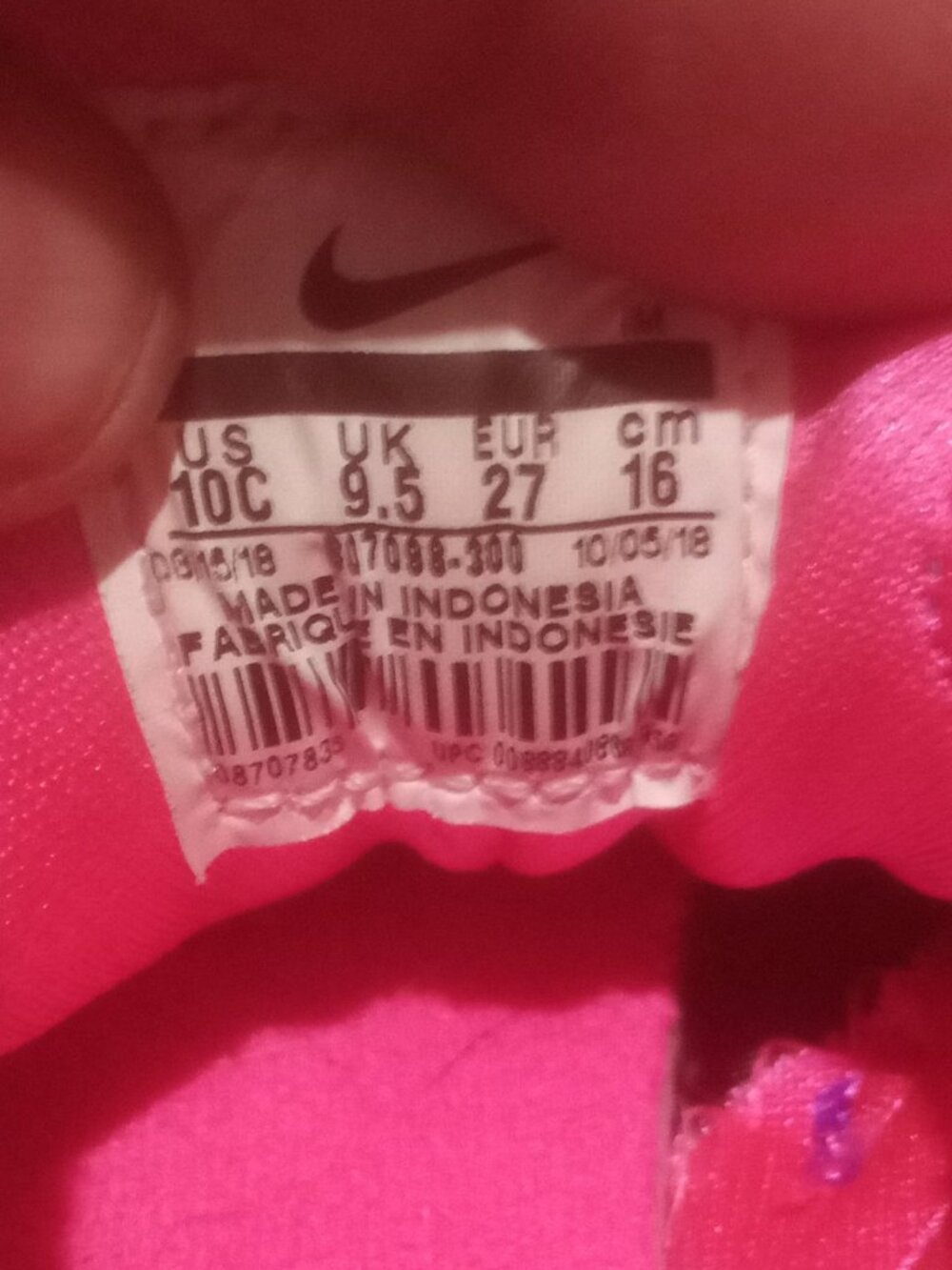 Nike Toddler Huarache Run Ultra Green/Purple Running Sneakers SZ 10C BQ7098-300 - Picture 2 of 13